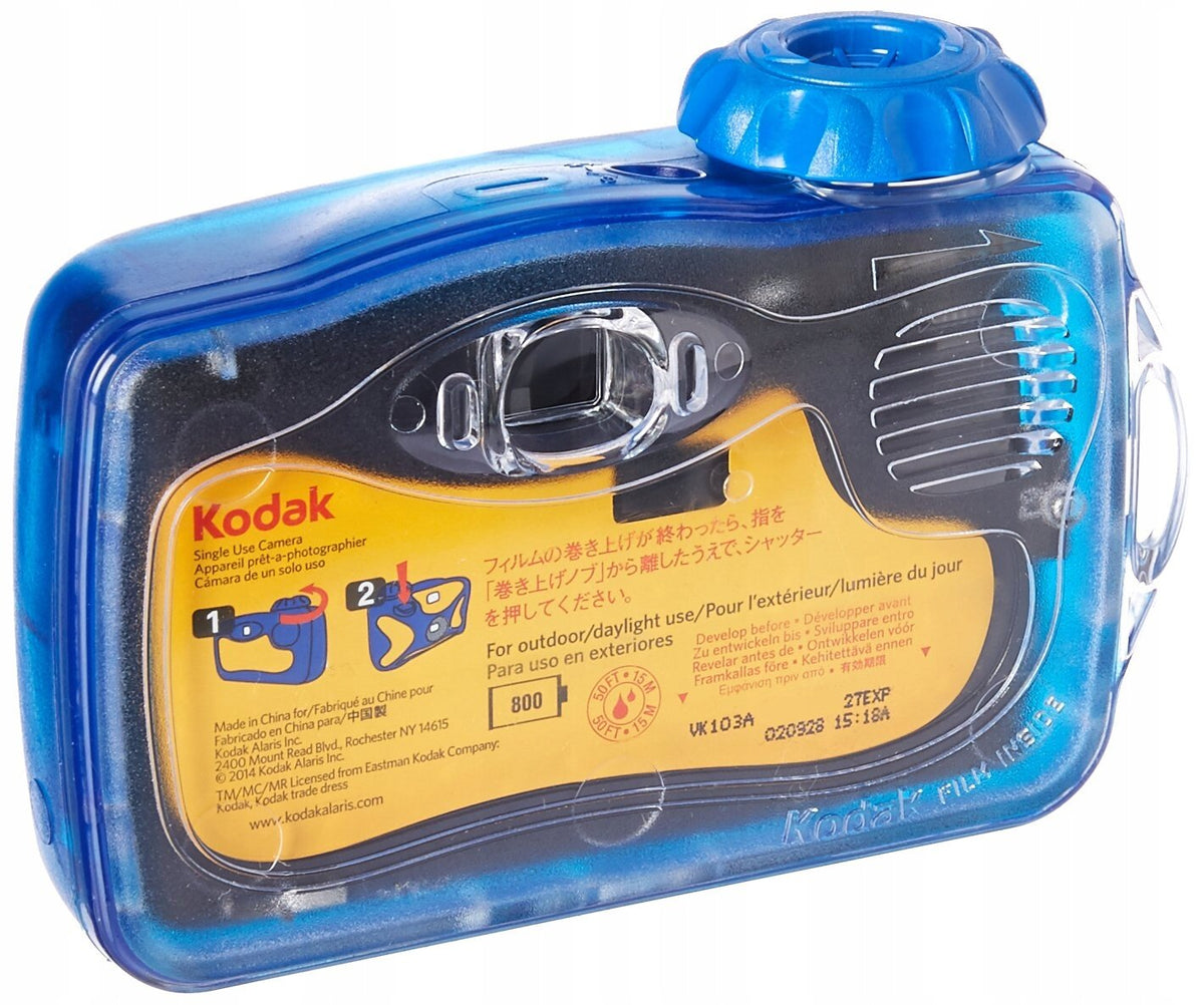 Analog Camera KODAK Suc Water Sport Blue Brand Kodak