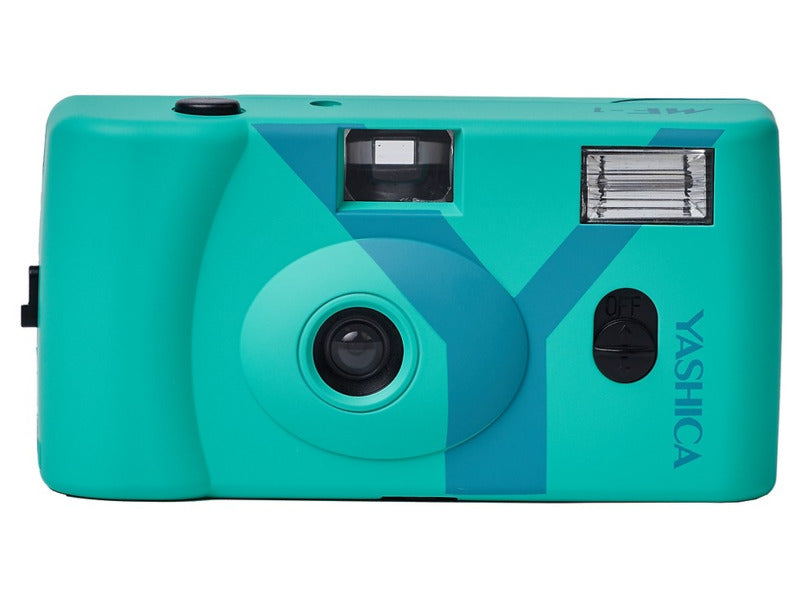 Analog Camera YASHICA MF-1 Snapshot Art Camera Turquoise