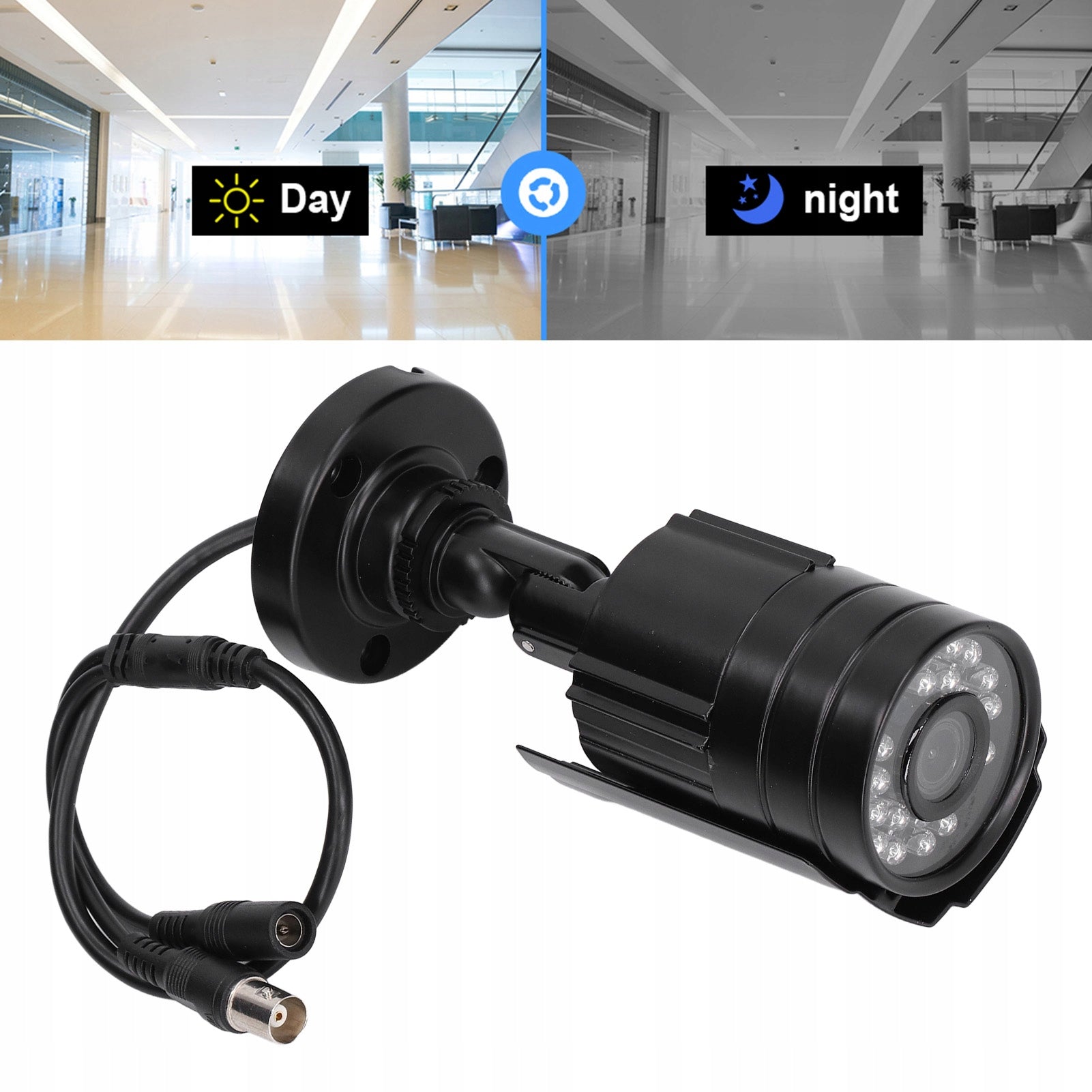 Analog Outdoor CCTV Camera 4W 1 24 LED 1080P FULL HD 2MPX 3,6MM Manufacturer code KEXGR9703