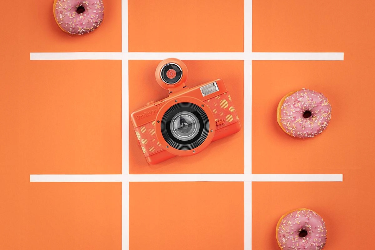 Analog camera Fisheye No. 2 Papaya Pop 35 mm Lomography Brand Lomography