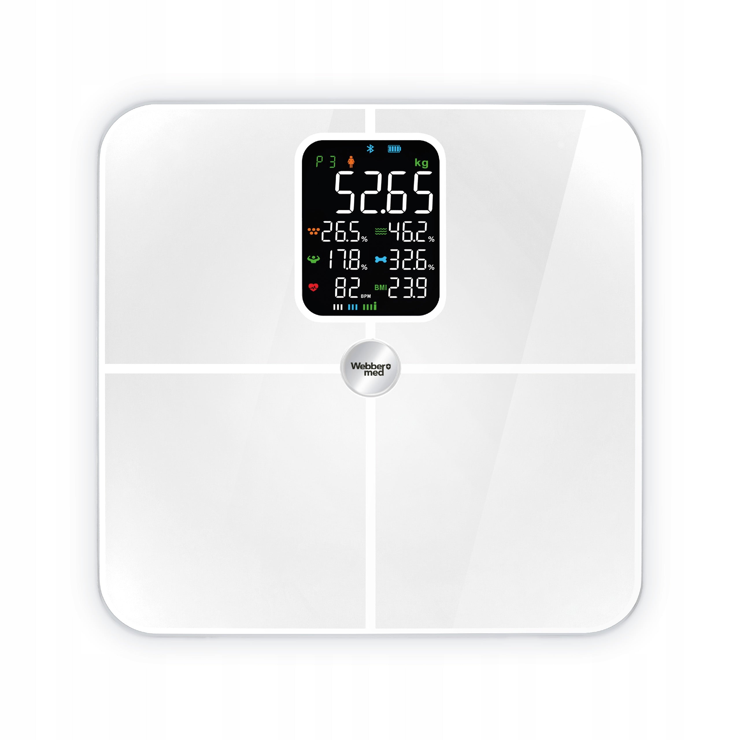 Analytical Bathroom Scale 16 Parameters Apple Health, Google Fit, IF1321B EAN (GTIN) 5907265027191