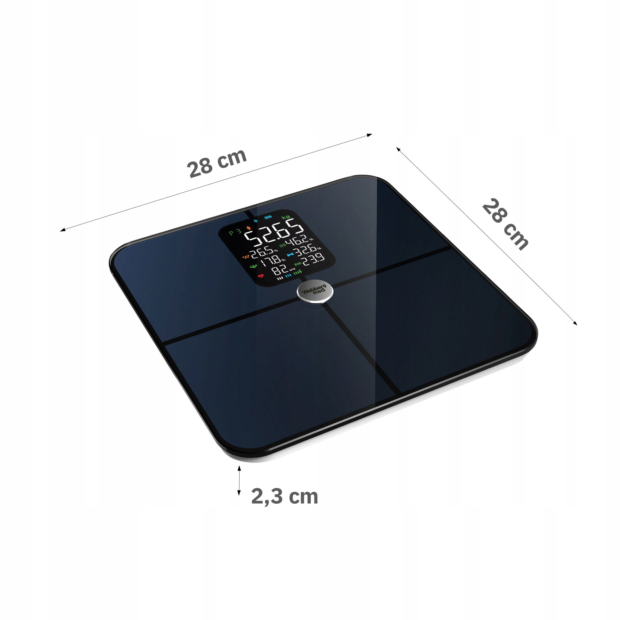 Analytical Bathroom Scale 16 Parameters Apple Health, Google Fit, IF1321C EAN (GTIN) 5907265027207