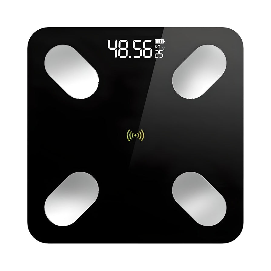 Analytical bathroom scale SLIM 180 kg SMART+ 17in1 with glass application Packaging status original