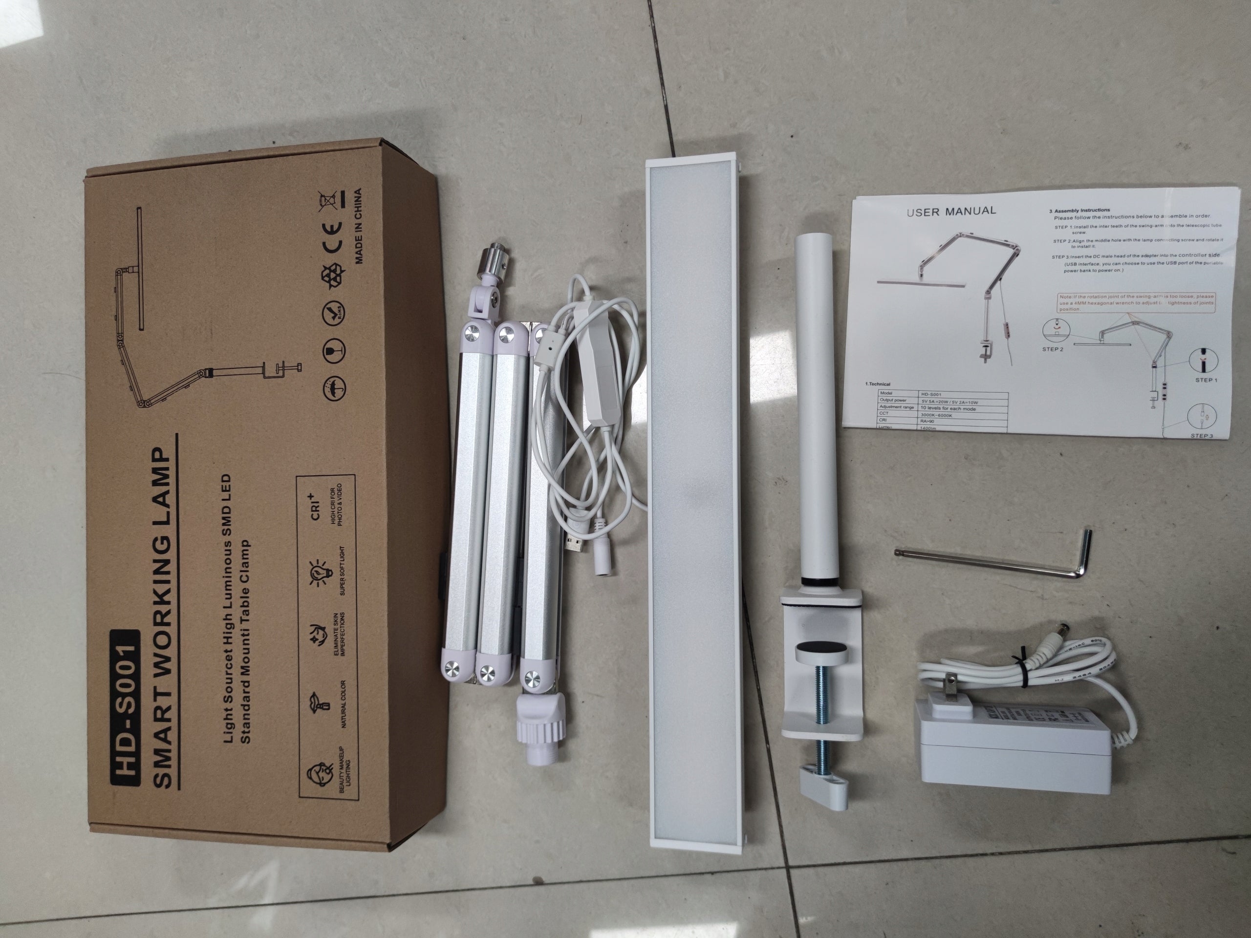 Andoer Lash Extension Light with Clamp Dimmable LED Desk Lamp for Skincare Brand no brand