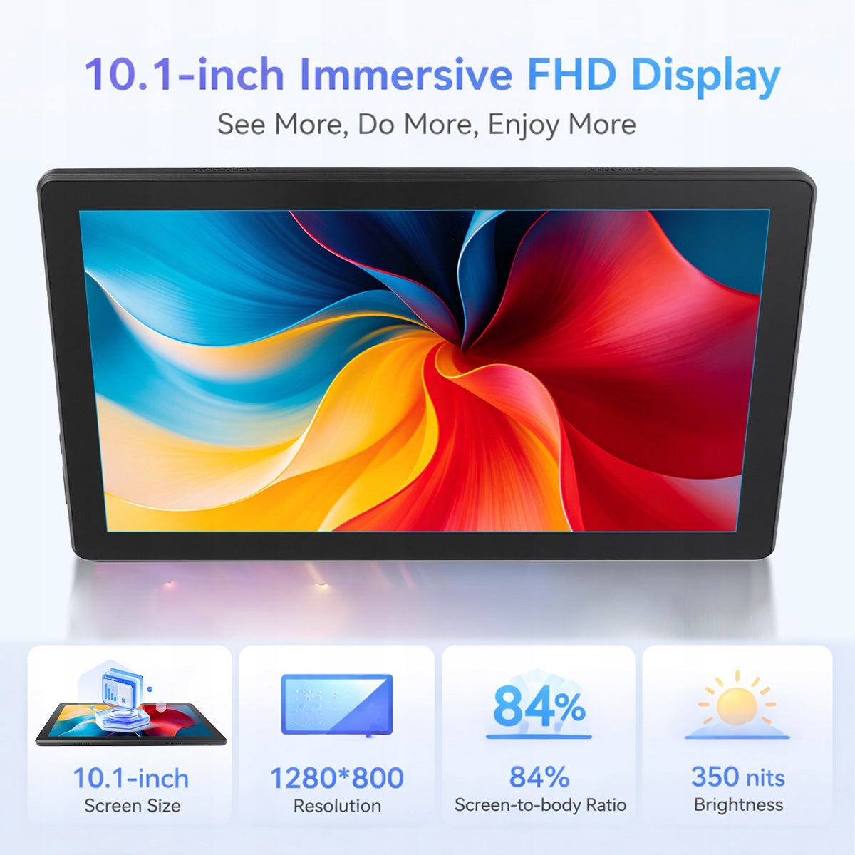 Android 16 Tablet 10 inch 36GB+256GB+1TB Expand Octa-core 6000mAh BT WiFi 6 Charger included yes