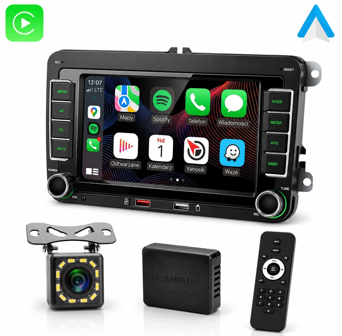Android Auto CarPlay VW PASSAT CADDY GOLF TOURAN TOURAN