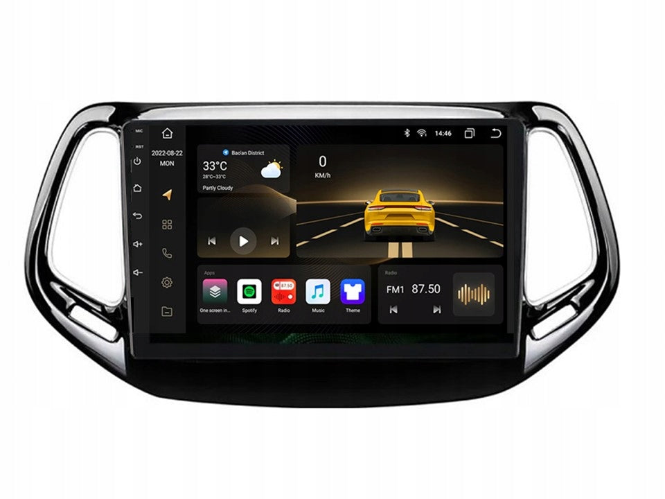 Android Car Radio for Jeep Compass 2017+ | 2GB RAM / 64GB Storage | CarPlay, Bluetooth, GPS Packaging status original