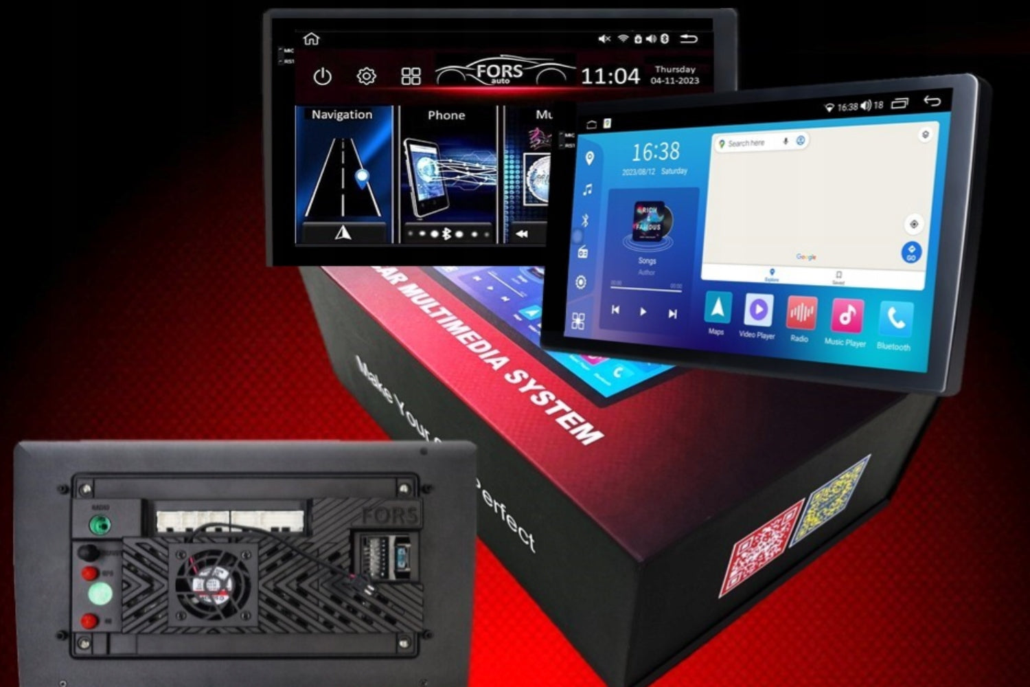 Android Car Radio for Toyota Auris 2013-18, 2/32GB, CarPlay Android Auto Packaging status original