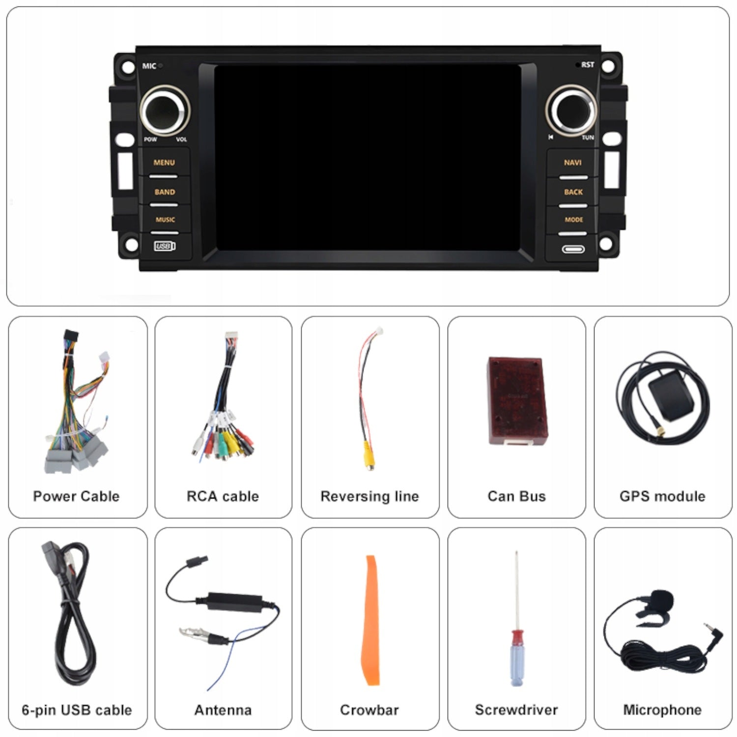 Android Radio for Jeep Wrangler CarPlay Android Auto WiFi Manufacturer code Android do Jeep Wrangler Carplay Android Auto