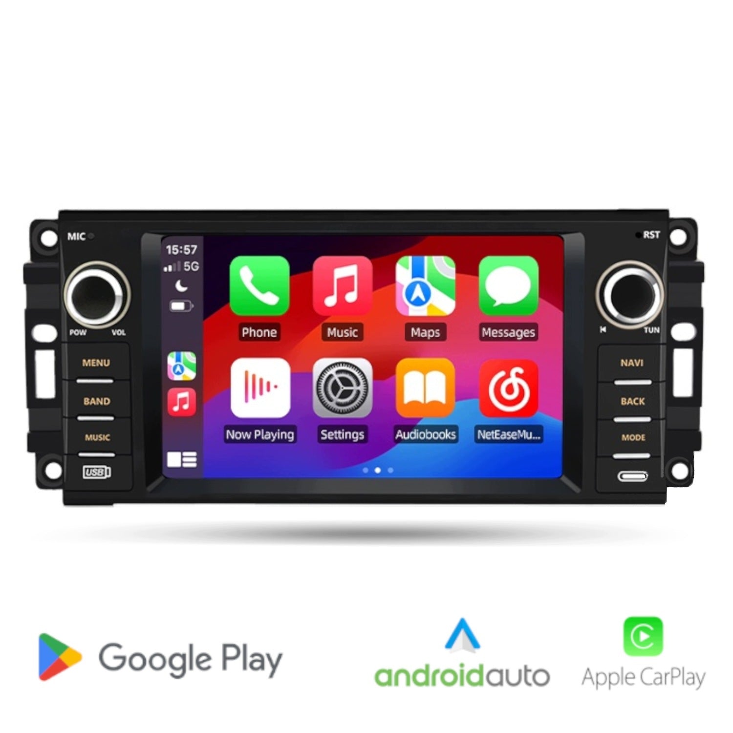 Android Radio for Jeep Wrangler CarPlay Android Auto WiFi