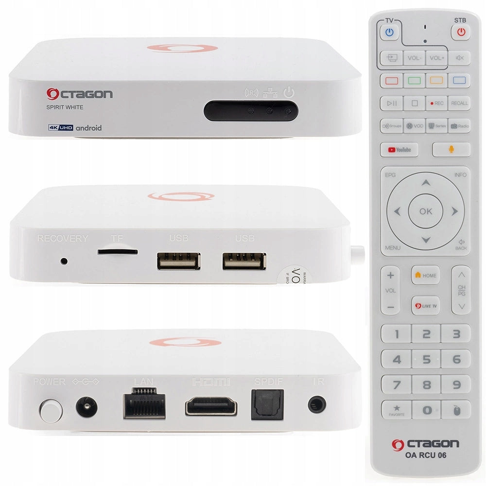 Android SMART BOX TV 4K HDR10+ WIFI Bluetooth Google Assistant Home Octagon EAN (GTIN) 4262454470600