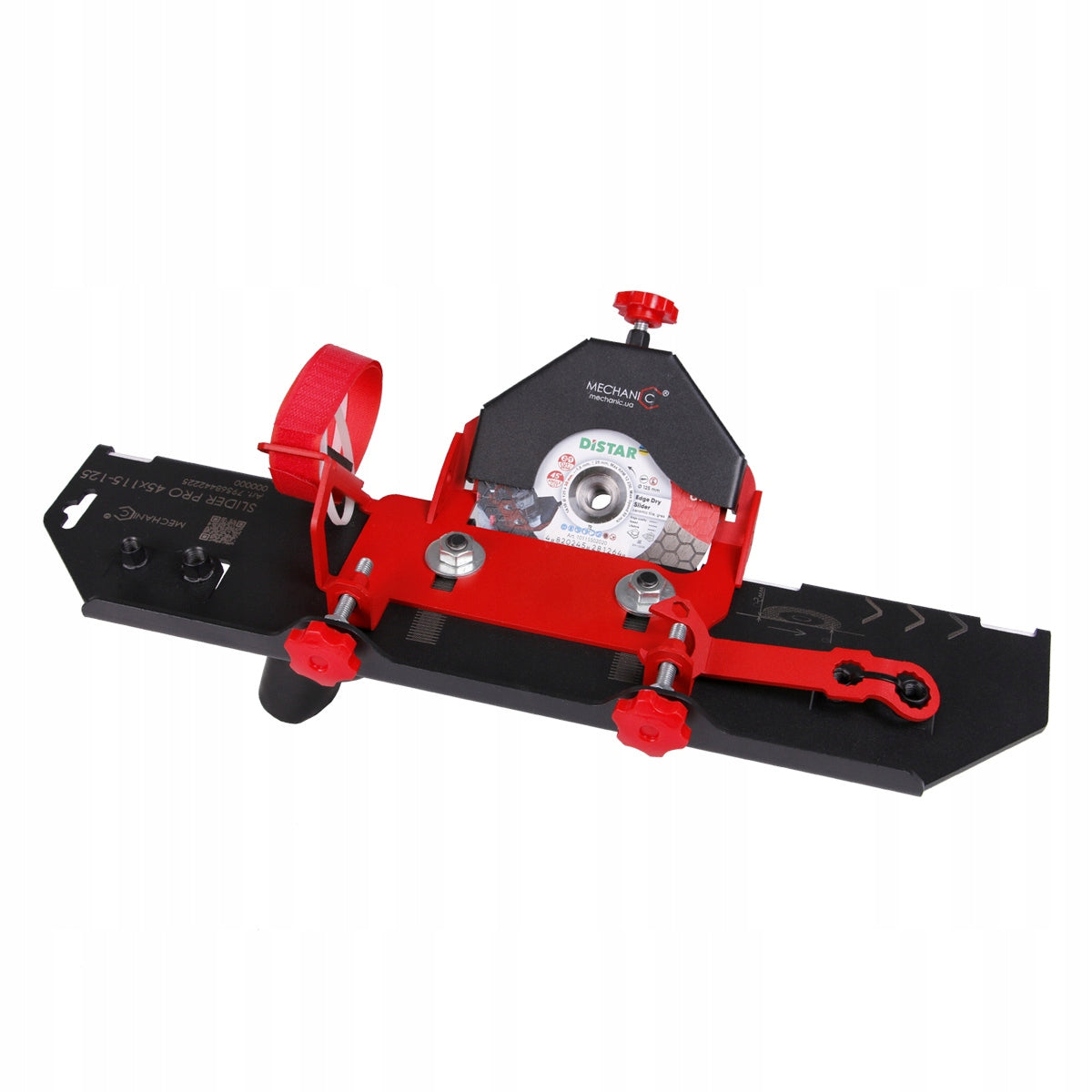 Angle attachment for beveling tiles Mechanic DISTAR SLIDER 45 PRO+disc