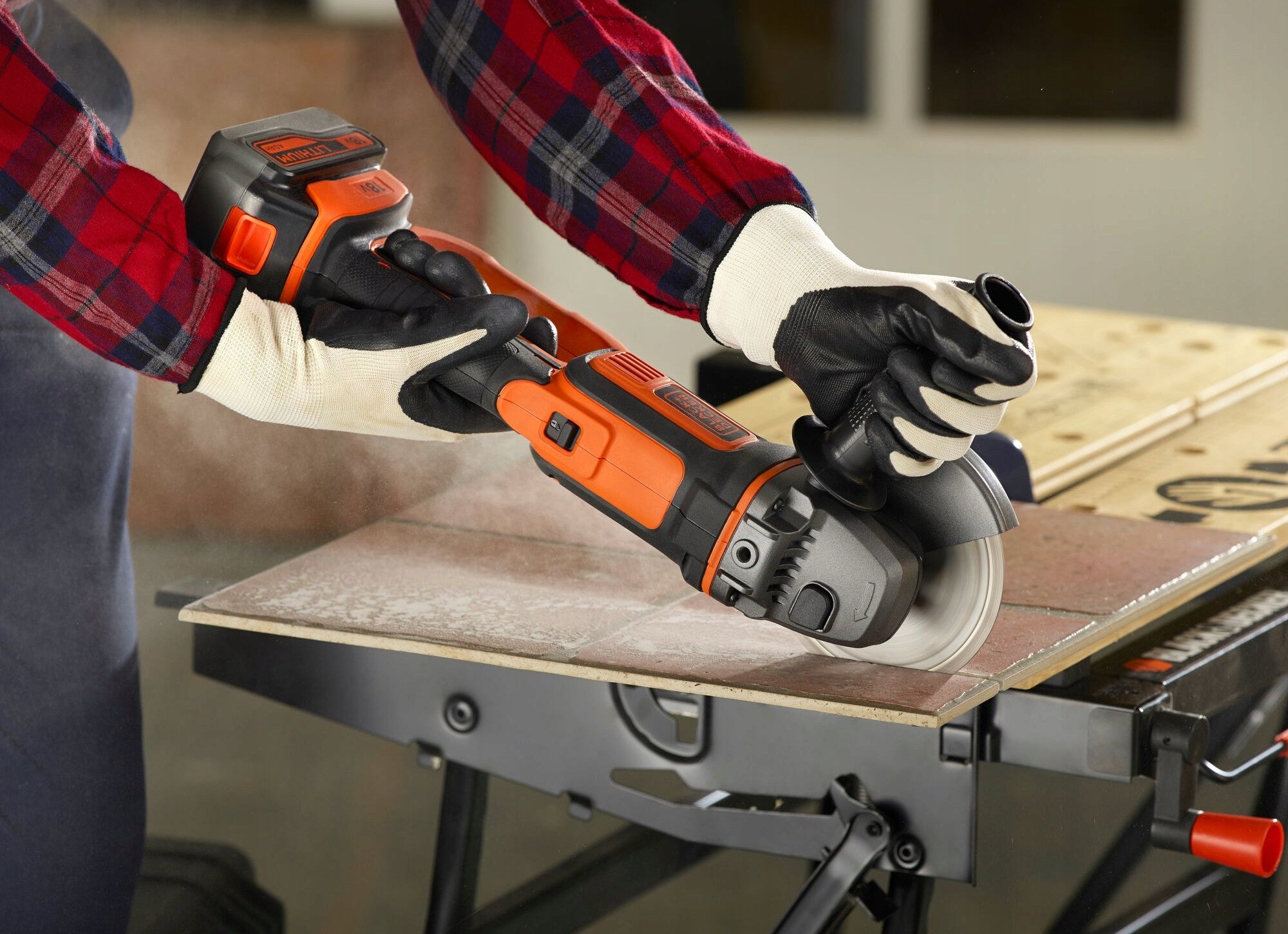 Angle grinder 125mm cordless 18V BLACK DECKER BCG720N Kind angle grinder