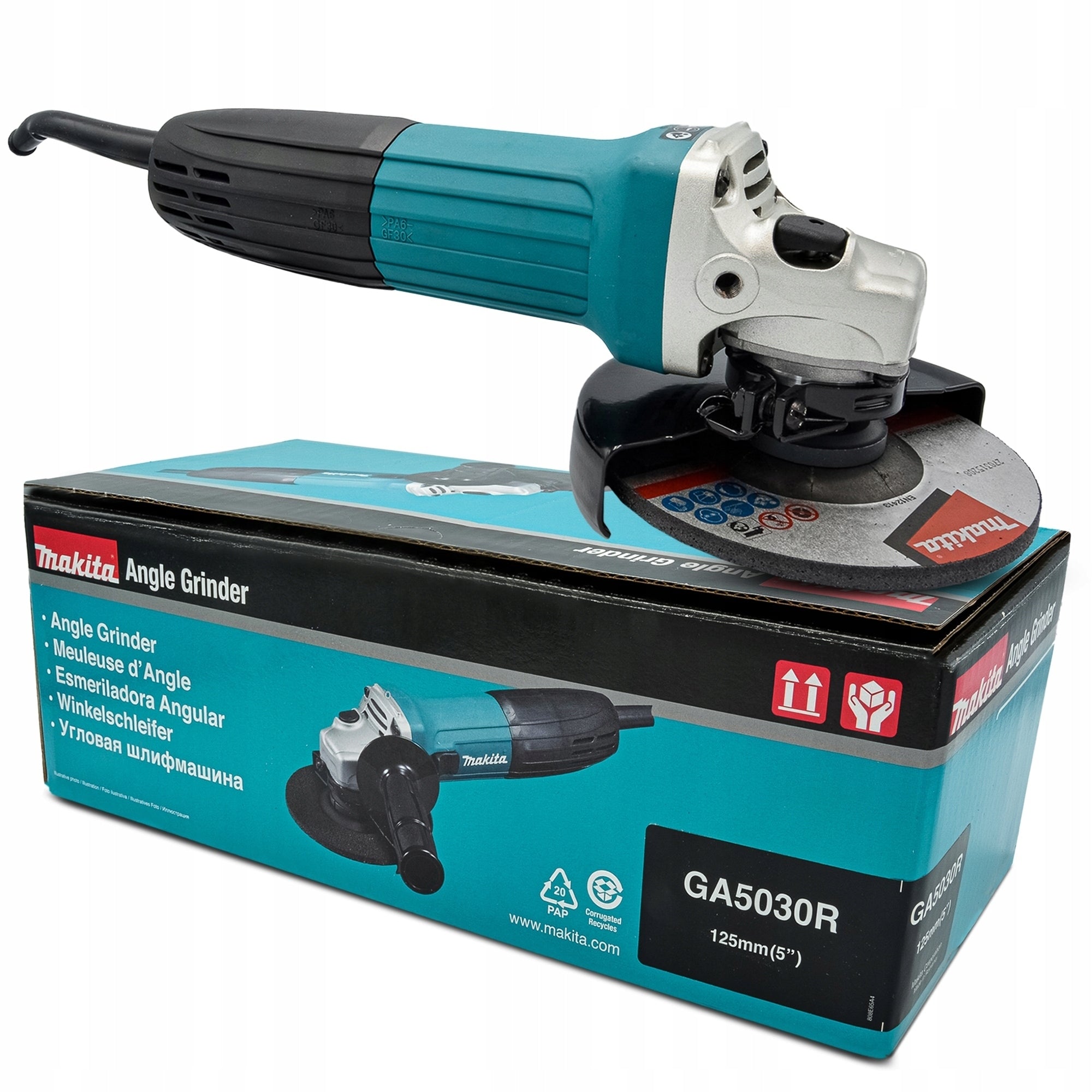 Angle grinder Makita GA5030R 720W 125 mm Manufacturer code GA5030R