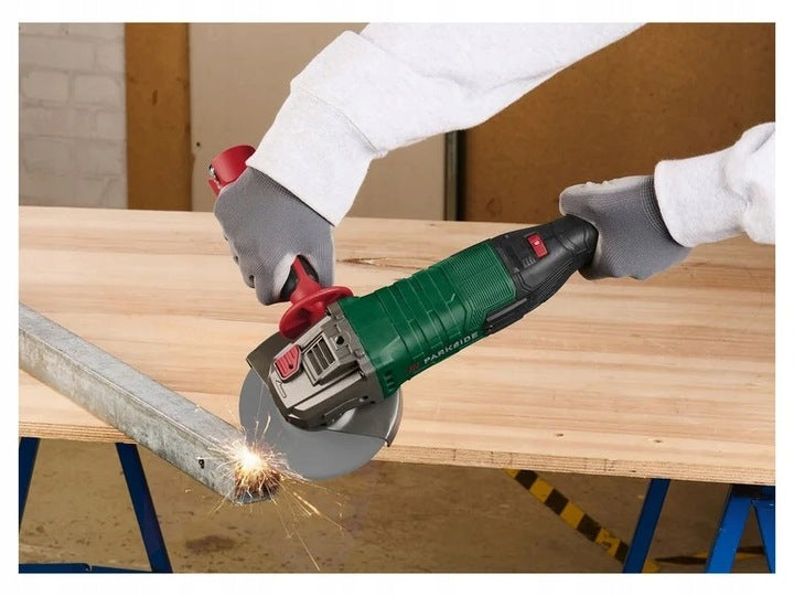 Angle grinder angle Parkside PWS 125 I9 1200 W + disc accessories Series I9