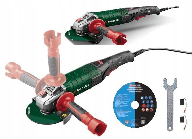 Angle grinder angle Parkside PWS 125 I9 1200 W + disc accessories