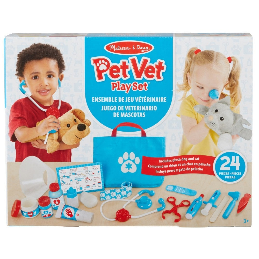 Animal Clinic Veterinarian Set of 2 plush toys Accessories Melissa & Manufacturer code 6074883