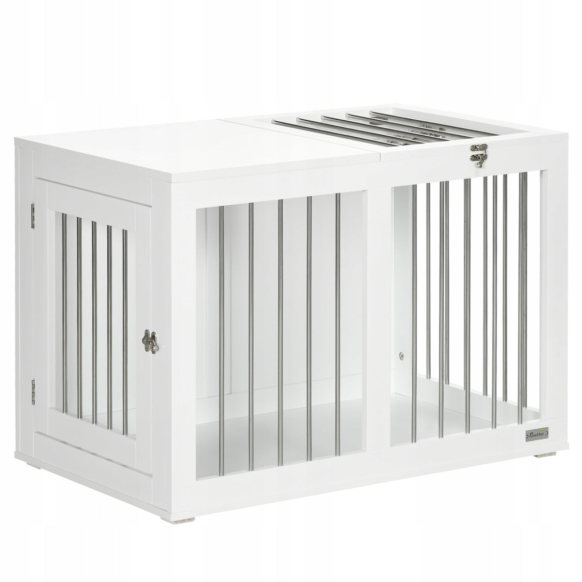 Animal Dog Cage with Tabletop Cottage Playpen Buda Bed 80x50x56,5cm