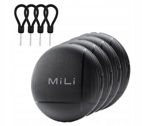 Animal Key Locator MiLi LiTag 85311095 4 pieces Black
