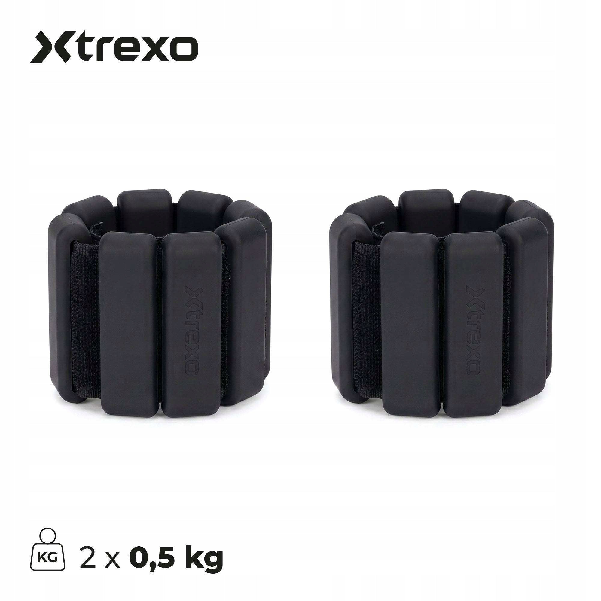 Ankle and wrist weights XTREXO SCULPT 2 x 0,5 kg black FITNESS Manufacturer code TXO-B6Z009-BK