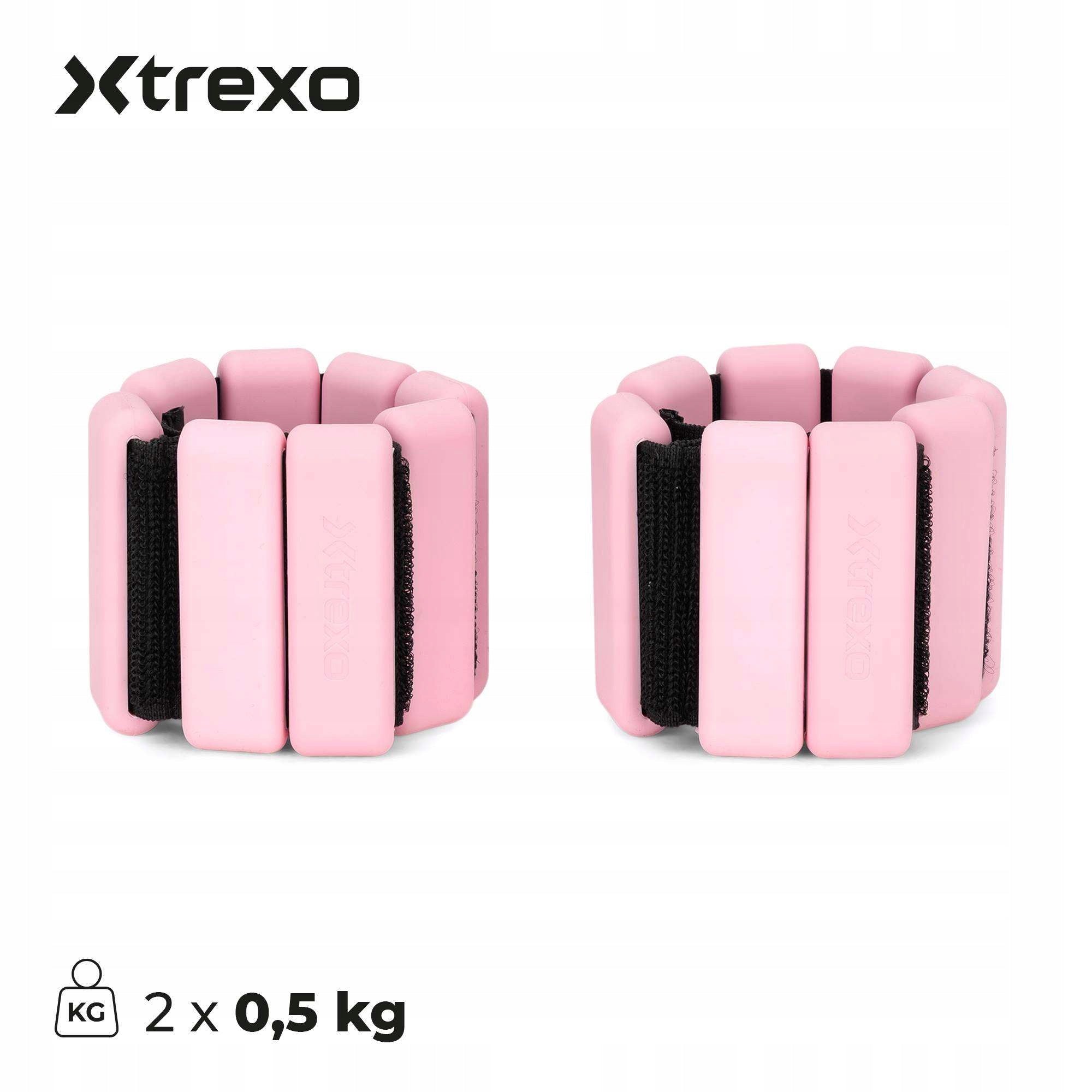 Ankle and wrist weights XTREXO SCULPT 2 x 0,5 kg pink FITNESS Manufacturer code TXO-B6Z009-PK