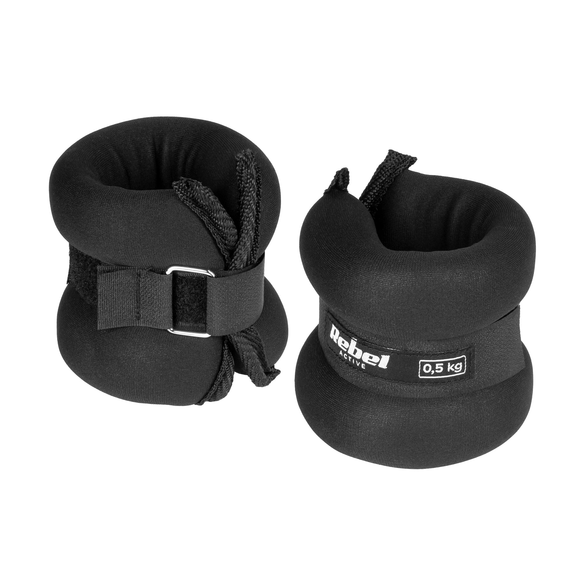 Ankle weights wrist legs arms adjustable comfortable 2x0.5kg Rebel Packaging status original