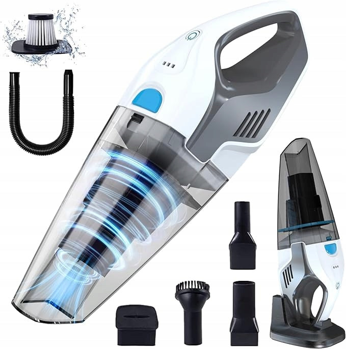 Anktel PowerClean2300 Cordless Handheld Vacuum Cleaner HEPA Filter Bagless