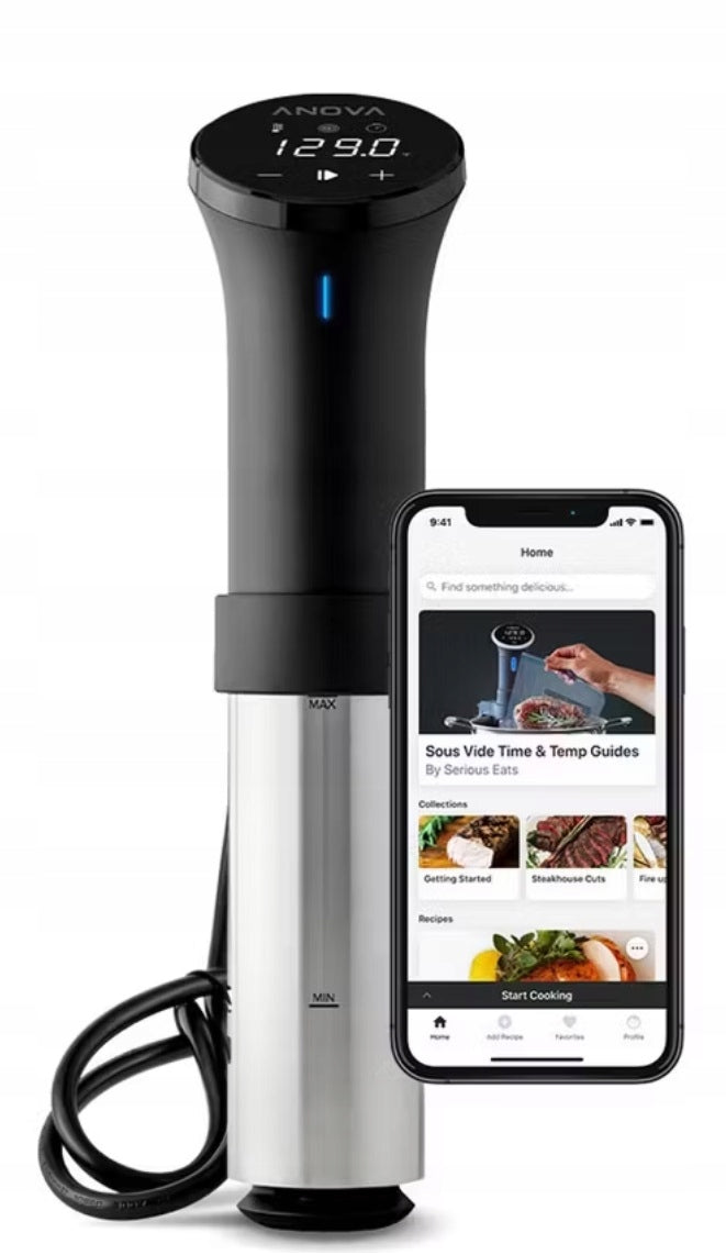 Anova Precision Cooker Wi-Fi Sous Vide Cooking Circulator App