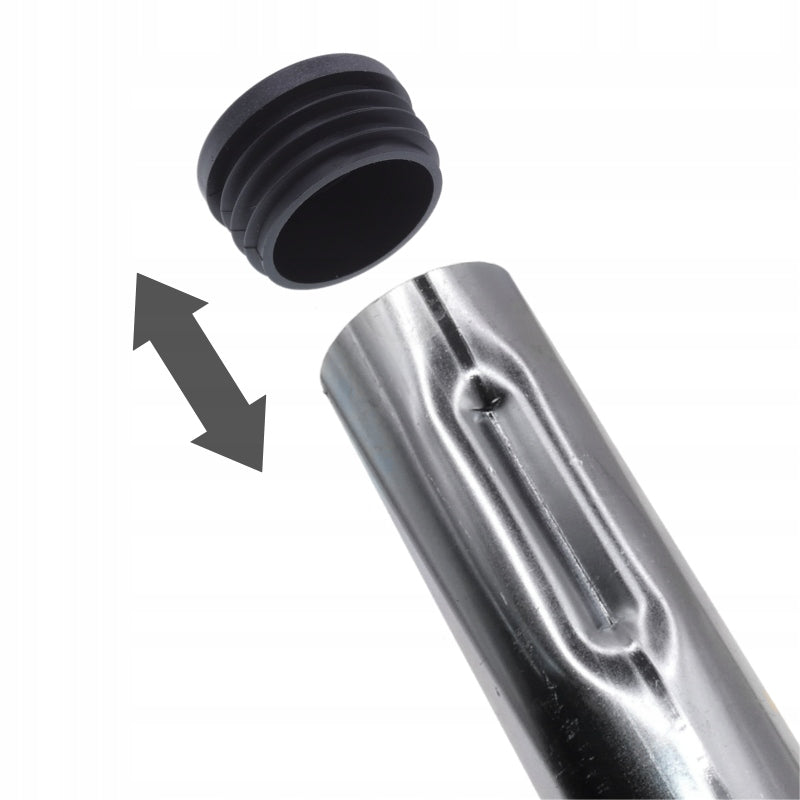 Antenna mast 2m folding 2 x 1m galvanized steel 200cm cap Luxon Manufacturer code M0200