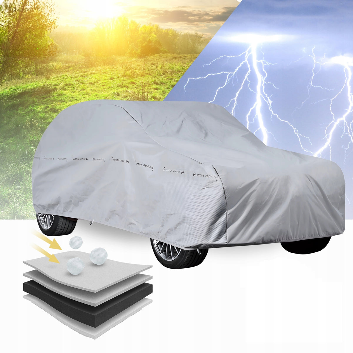 Anti-Hail Car Cover 7mm Anti-Hail L2 SUV Grad Tarpaulin