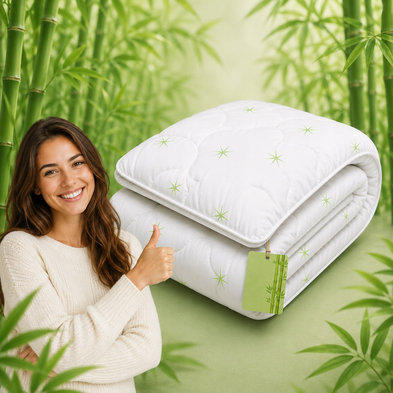 Anti-allergic quilt 220x200 with bamboo BAMBOO year-round SOFT LIGHTWEIGHT PL Brand Strefa Spania