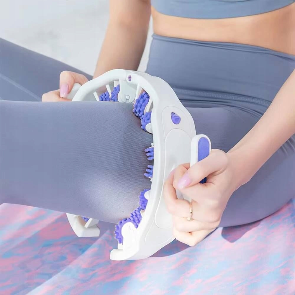 Anti-cellulite massager with detachable roller, for the body