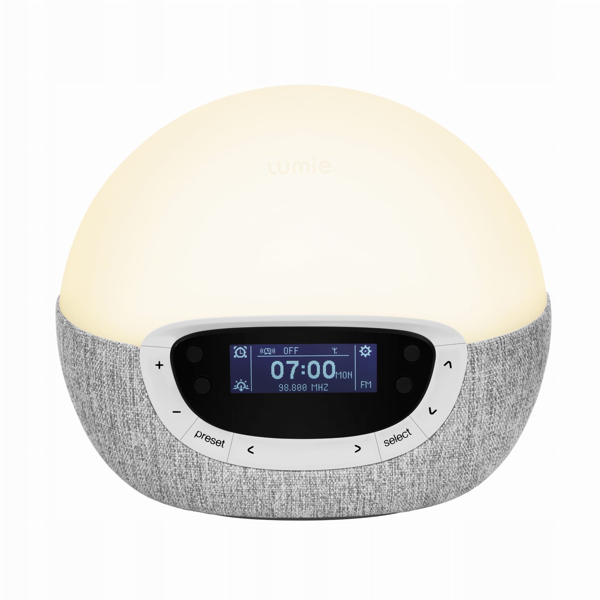 Anti-depressant lamp Lumie Shine 300 dawn simulator alarm clock DAB radio USB