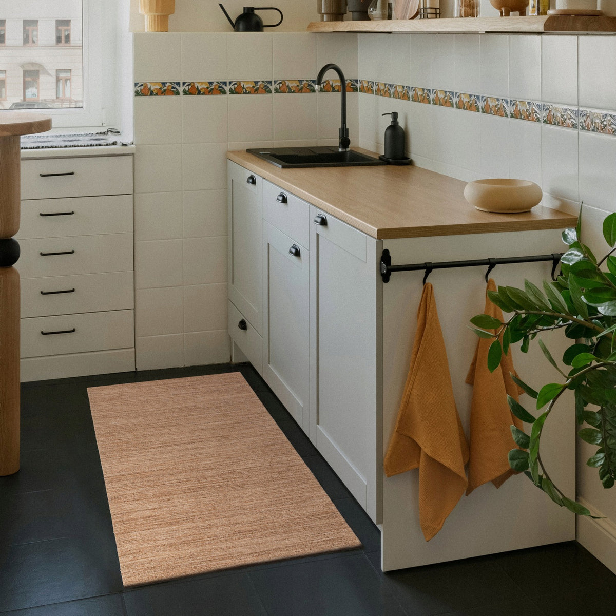 Anti-slip Sidewalk 55x85cm For Washing Corridor Bathroom Kitchen Terra Packaging status original