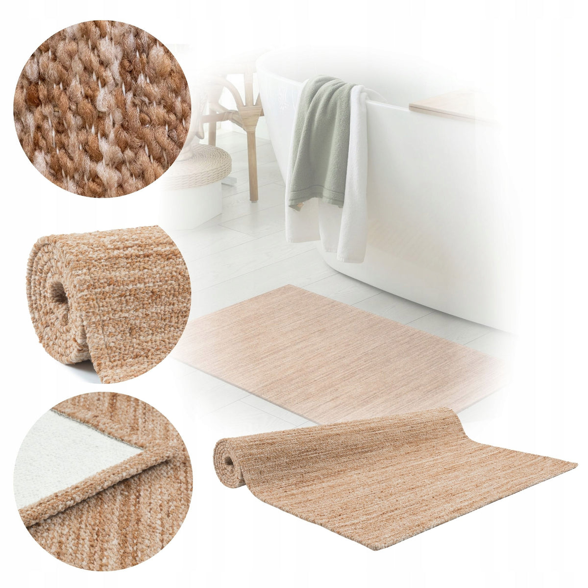 Anti-slip Sidewalk 55x85cm For Washing Corridor Bathroom Kitchen Terra