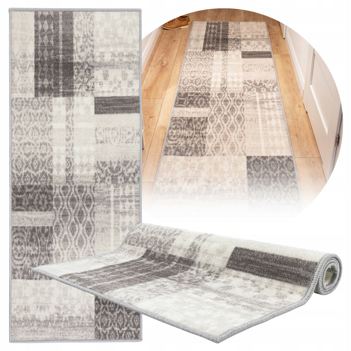 Anti-slip Sidewalk Beige For Hallway 80x200cm Kitchen Solid Large