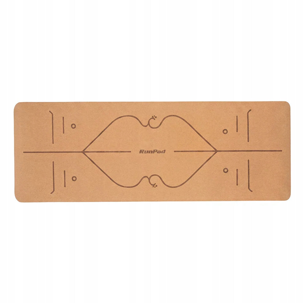 Anti-slip cork mat Yoga Pilates stretching large XL 183×61×0,6 cm Manufacturer code 0000002001