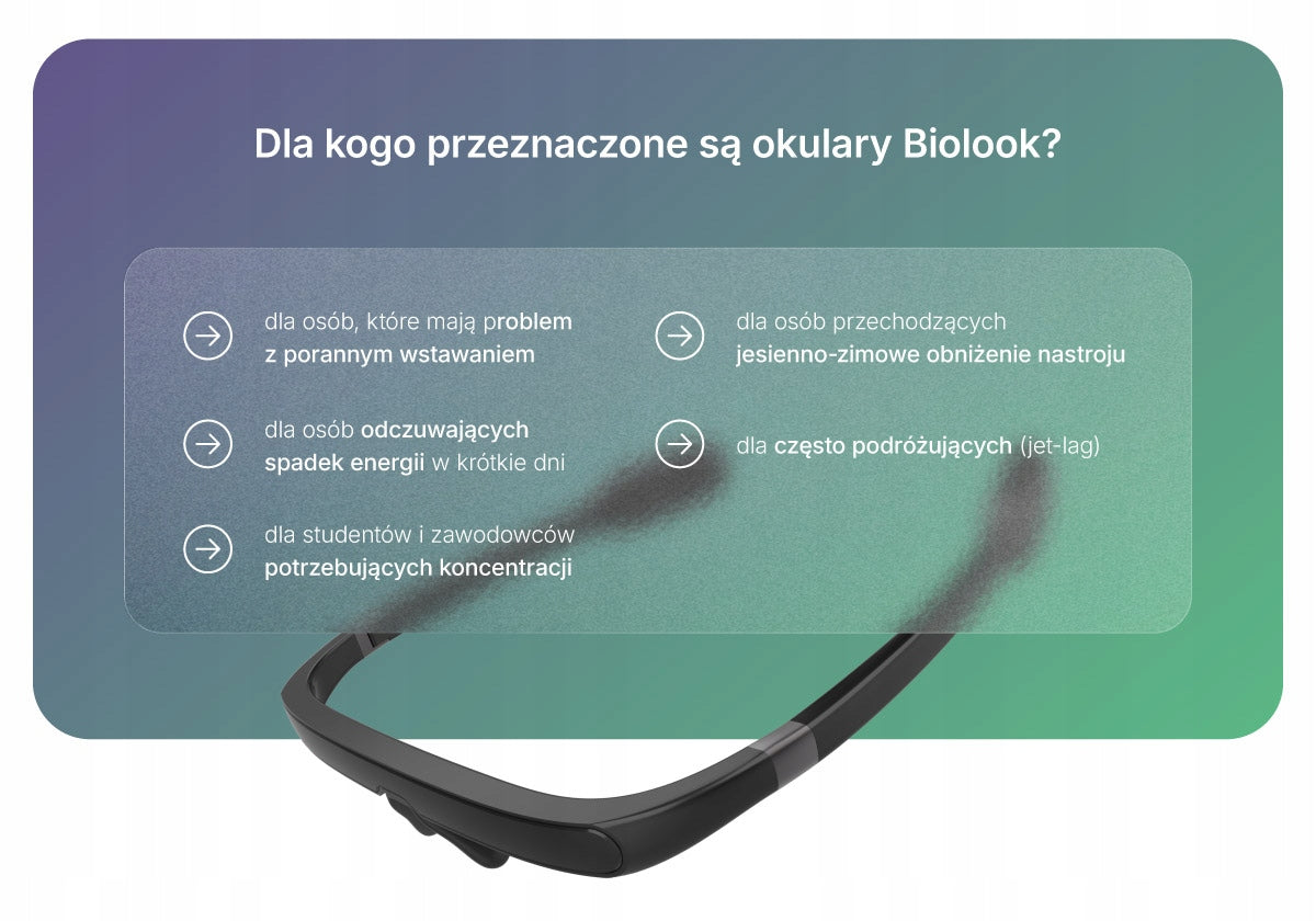Antidepressant lamp Biolook - glasses for light therapy Medical device no