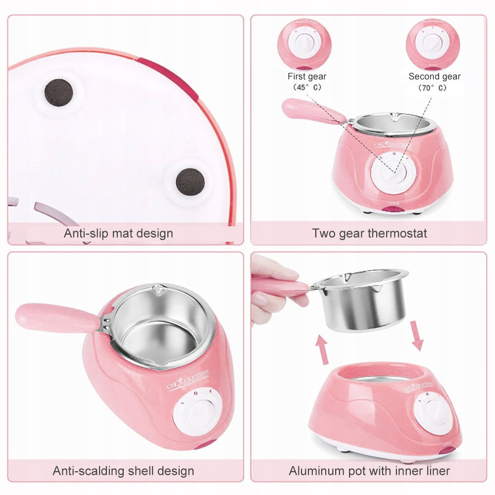 Aoresac Chocolate Melting Crucible Hot Chocolate Machine with Fore