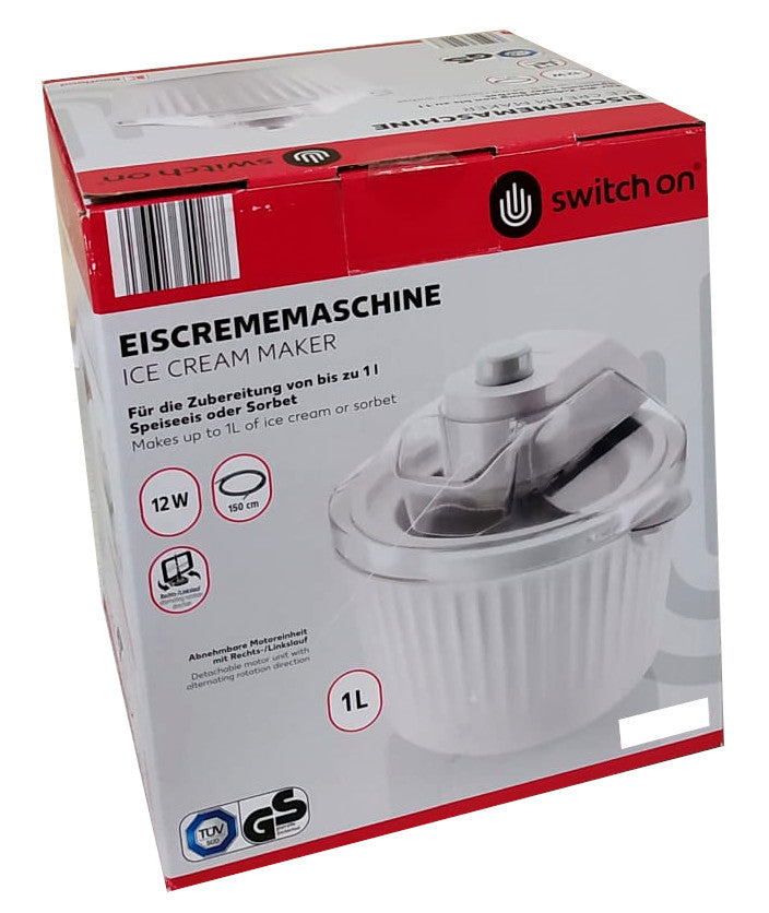 Apparatus ice cream making machine Switch On with recipes