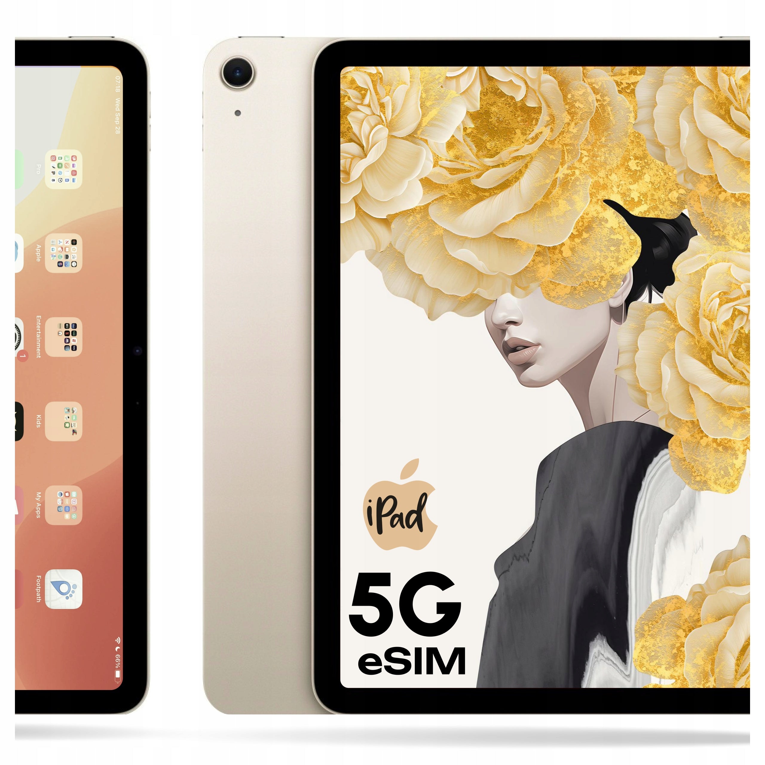 Apple iPad Air 11|8GB 512GB|Cellular Modem 5G LTE eSIM Wi-Fi 6E | STARLIGHT