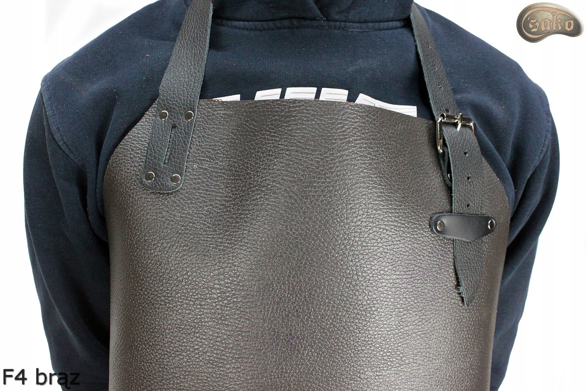 Apron F4BRĄZ leather welding fireproof106x61cm solid strong SAKO Brand Sako