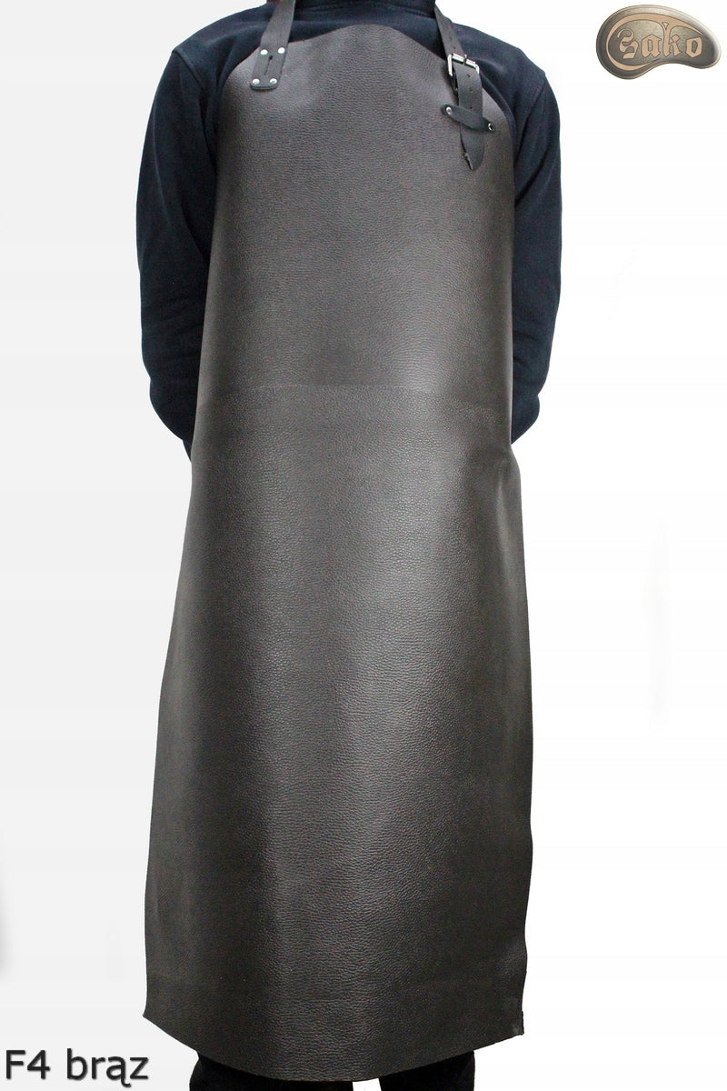 Apron F4BRĄZ leather welding fireproof106x61cm solid strong SAKO Manufacturer code F4