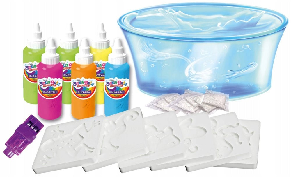 Aqua Gelz Creative Set of 6 Glowing Gels Simba