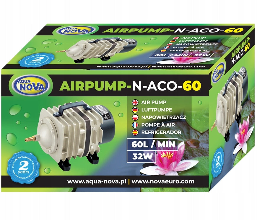 Aqua Nova N-ACO-60 aerator pump 3600l/h Pump capacity l/h 2501 - 5000 l/h