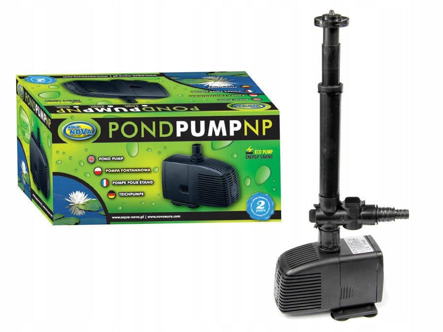Aqua Nova NP-1000 – fountain pump for pond, 1000 l/h, 16W Packaging status original