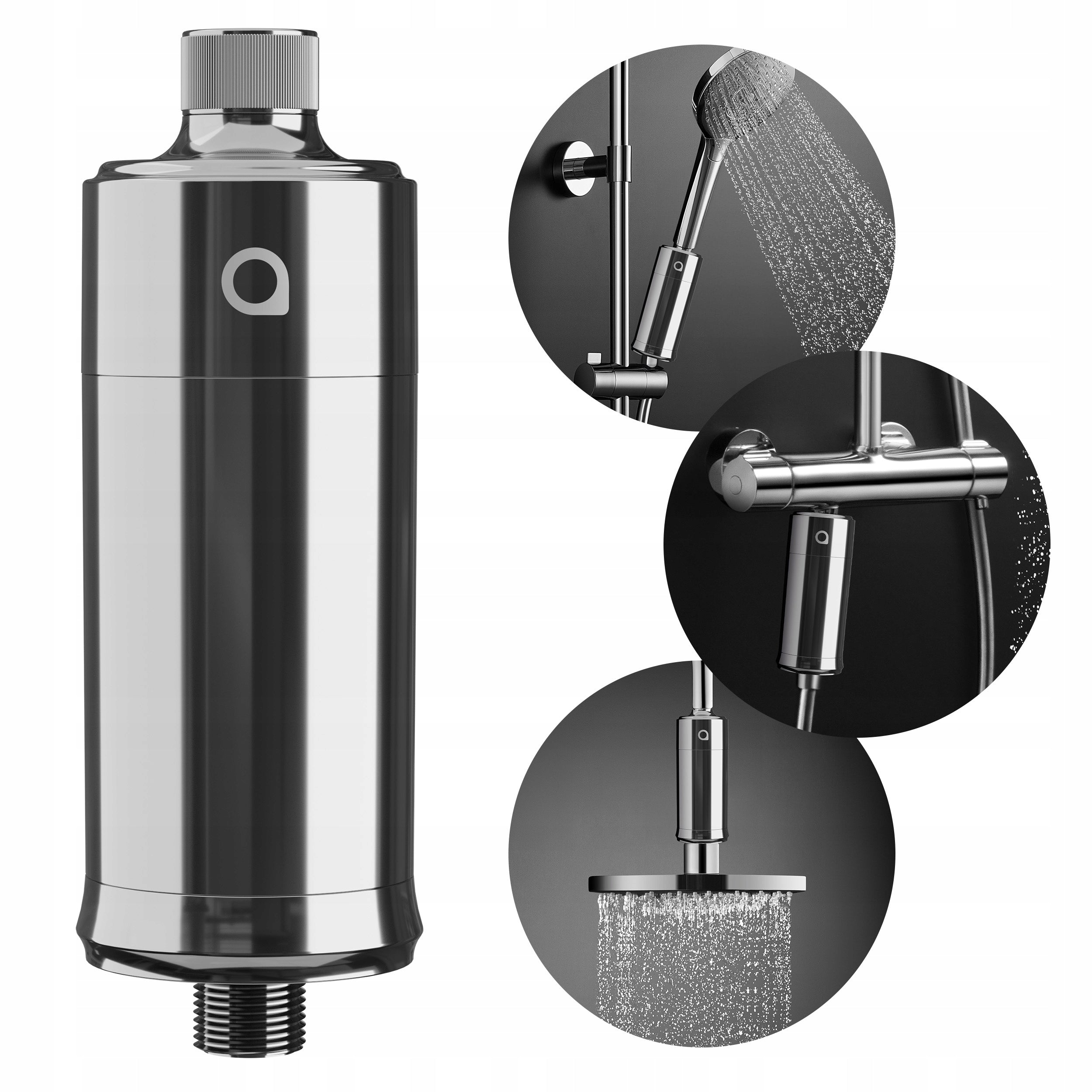AquaFloow Shower filter softens water reduces chlorine Manufacturer code AF112-SL