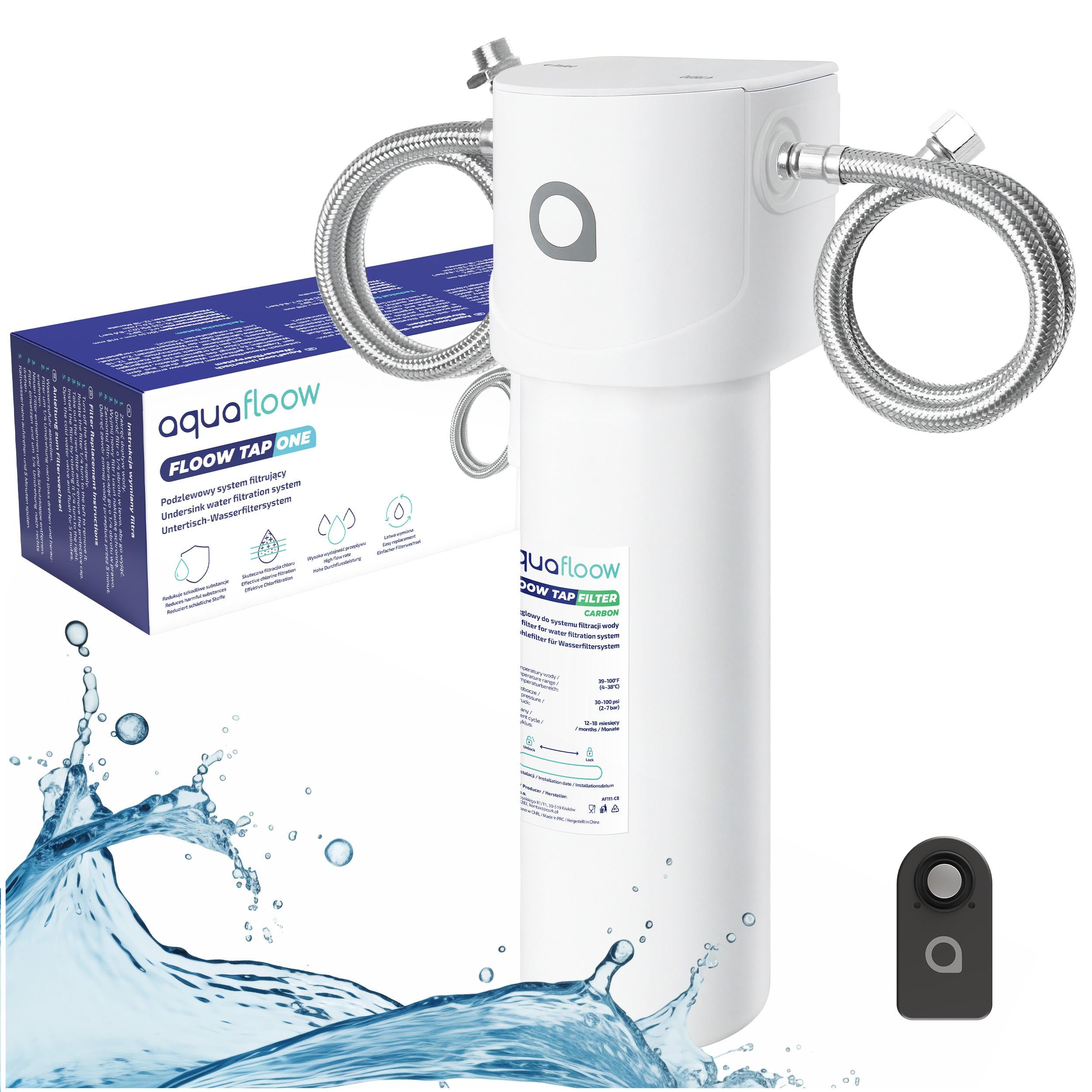 AquaFloow Sink Water Filter for Kitchen + Undersink Filter System Certificates of conformity CE
