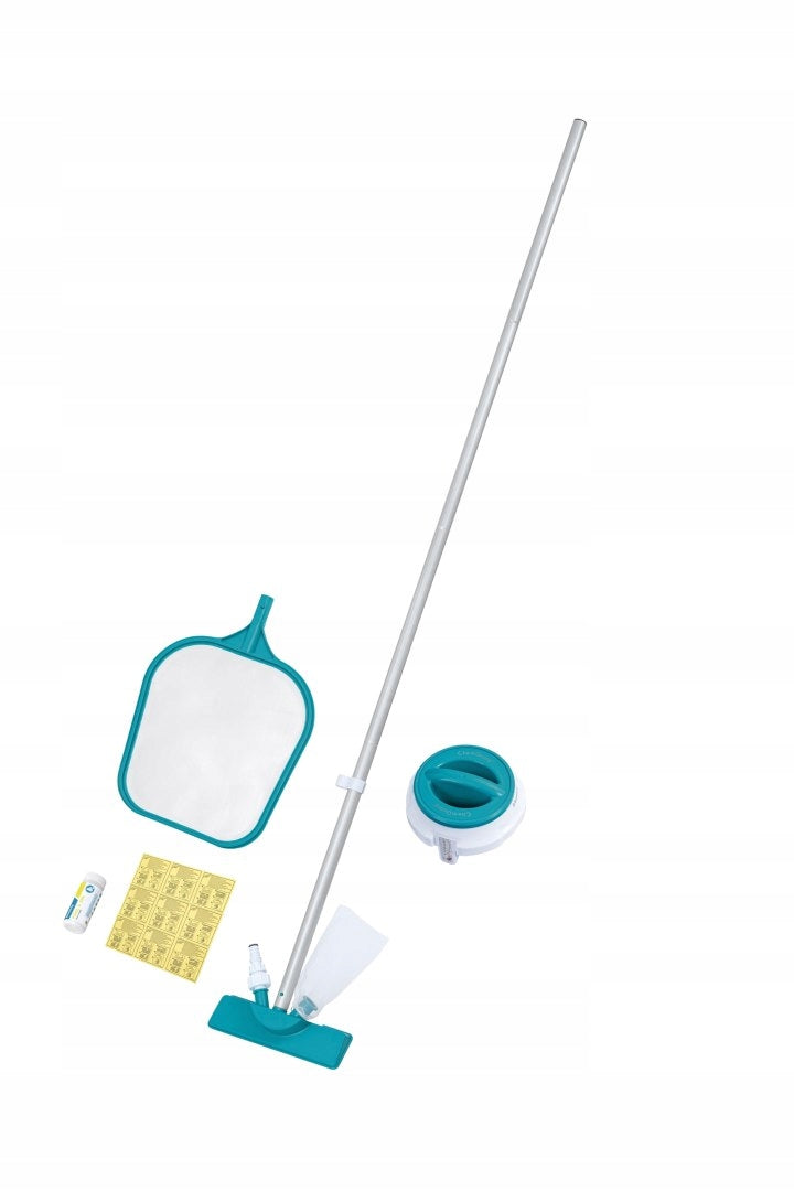 Aquaclear Pool Kit 58794 BESTWAY Vacuum Cleaner Mesh Float Patch 6in1