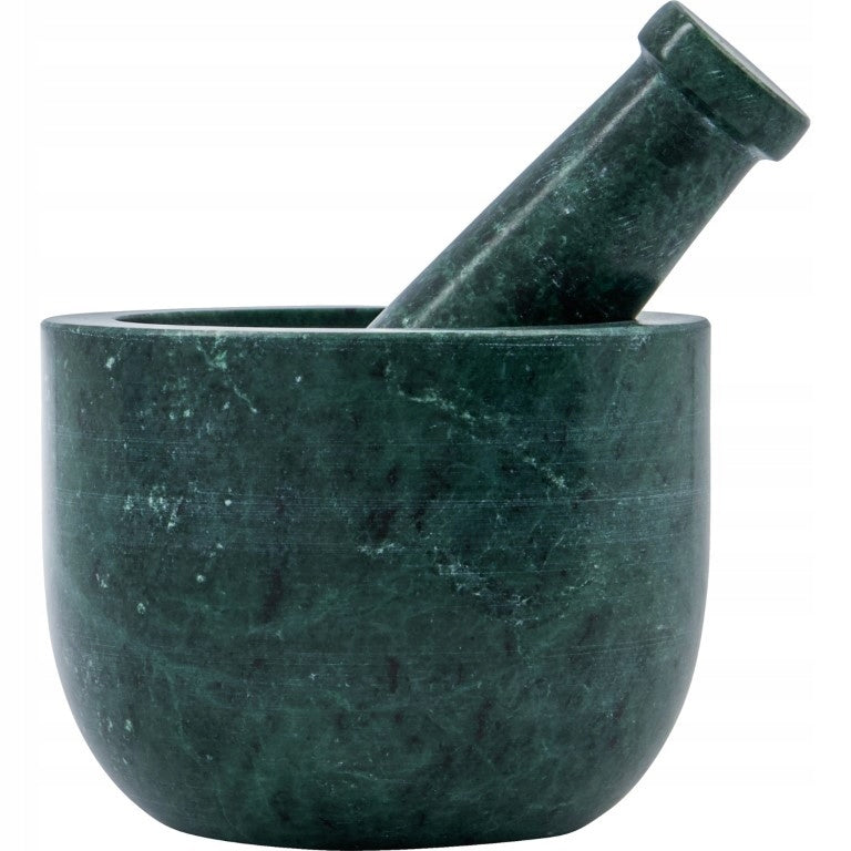 Arb mortar with pestle, marble, House Doctor